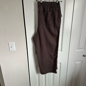 Maurices Women's Purpley/Grey Wide Leg Cropped Pants